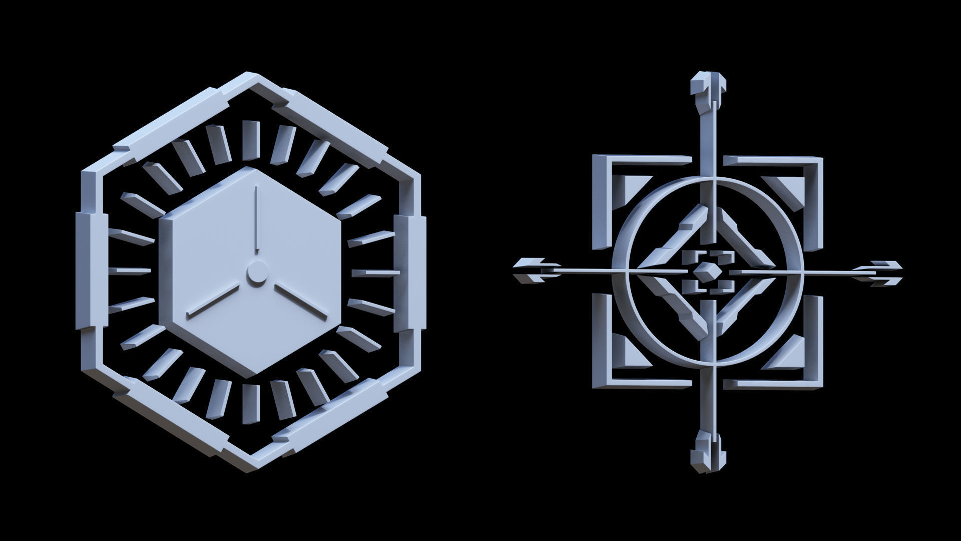 Sci-fi Hologram Base Mesh Vol 3 3D model_7