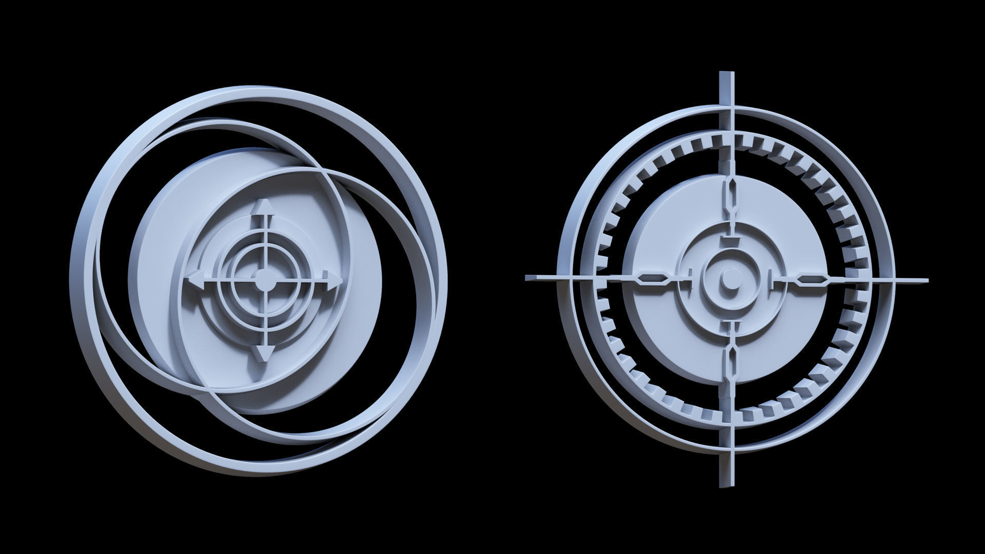 Sci-fi Hologram Base Mesh Vol 3 3D model_6