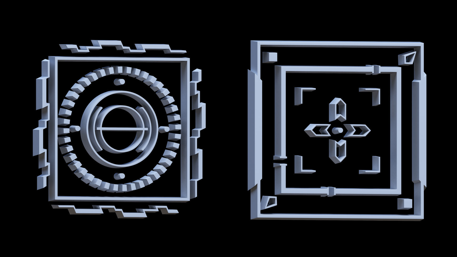 Sci-fi Hologram Base Mesh Vol 3 3D model_13