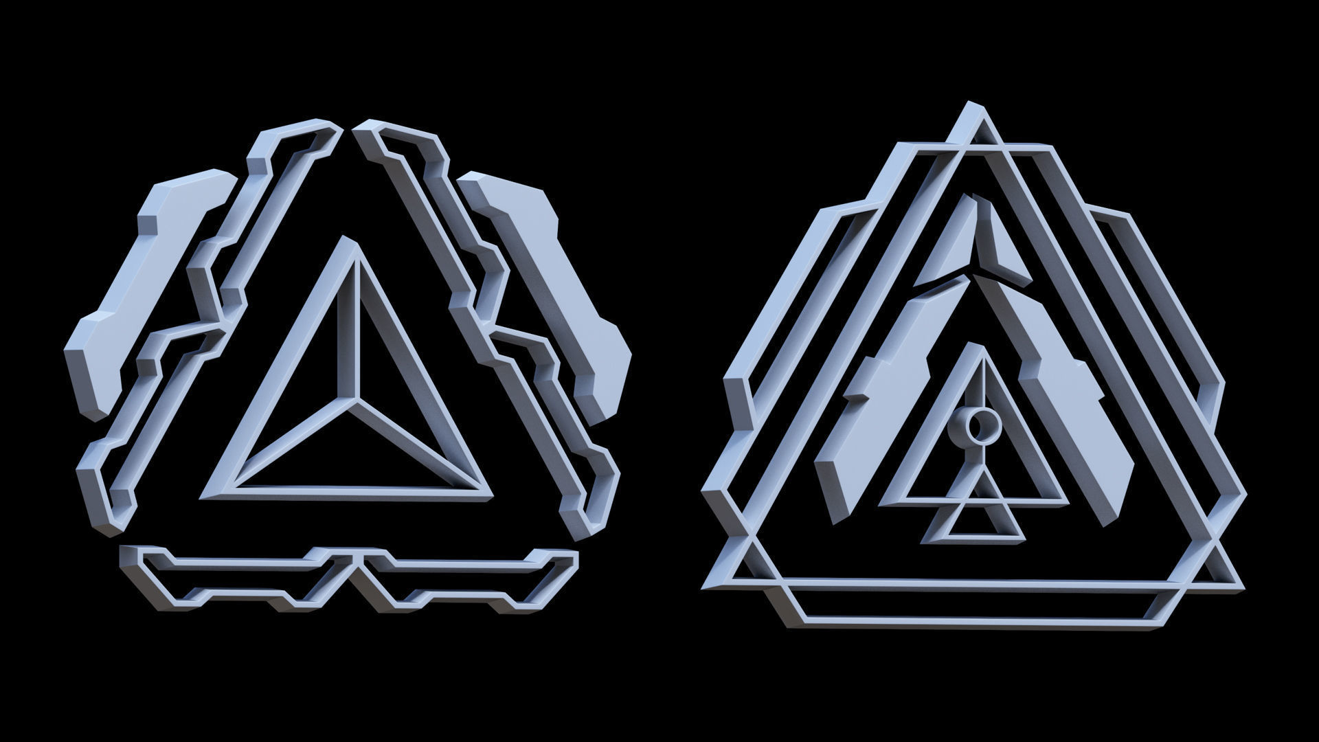 Sci-fi Hologram Base Mesh Vol 3 3D model_20