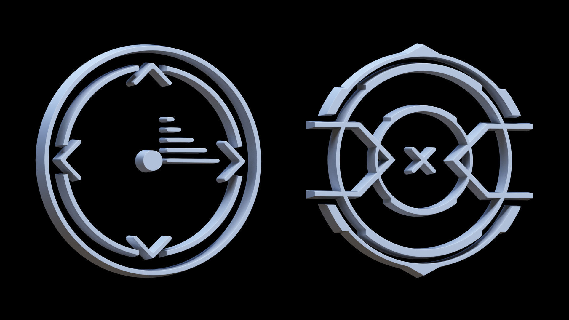 Sci-fi Hologram Base Mesh Vol 3 3D model_28