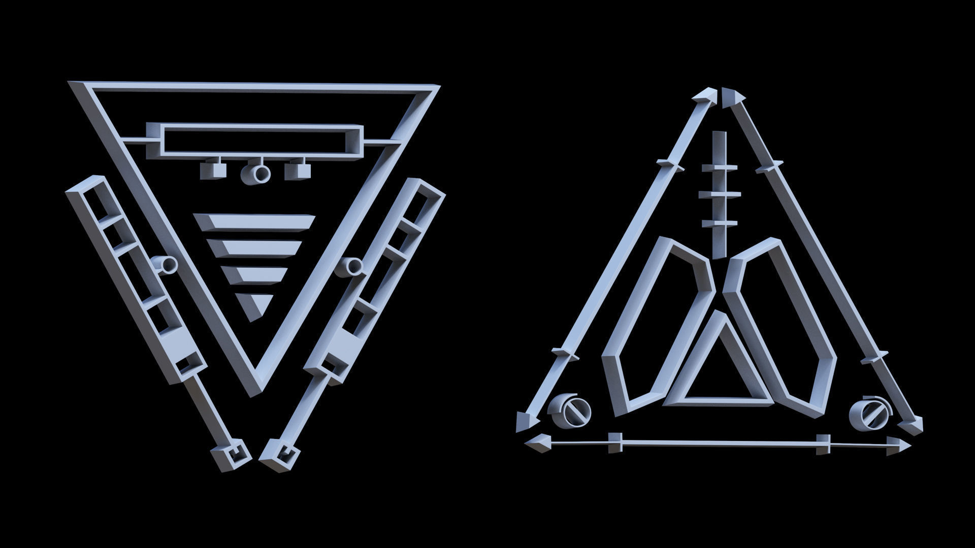 Sci-fi Hologram Base Mesh Vol 3 3D model_19