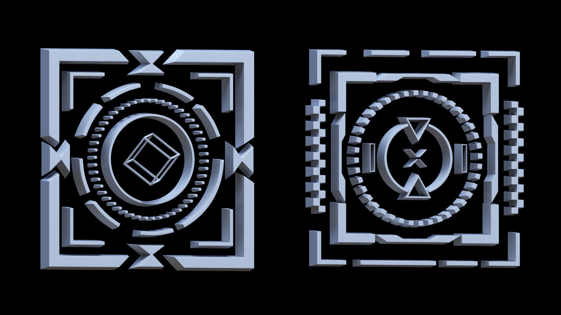 Sci-fi Hologram Base Mesh Vol 3 3D model_14