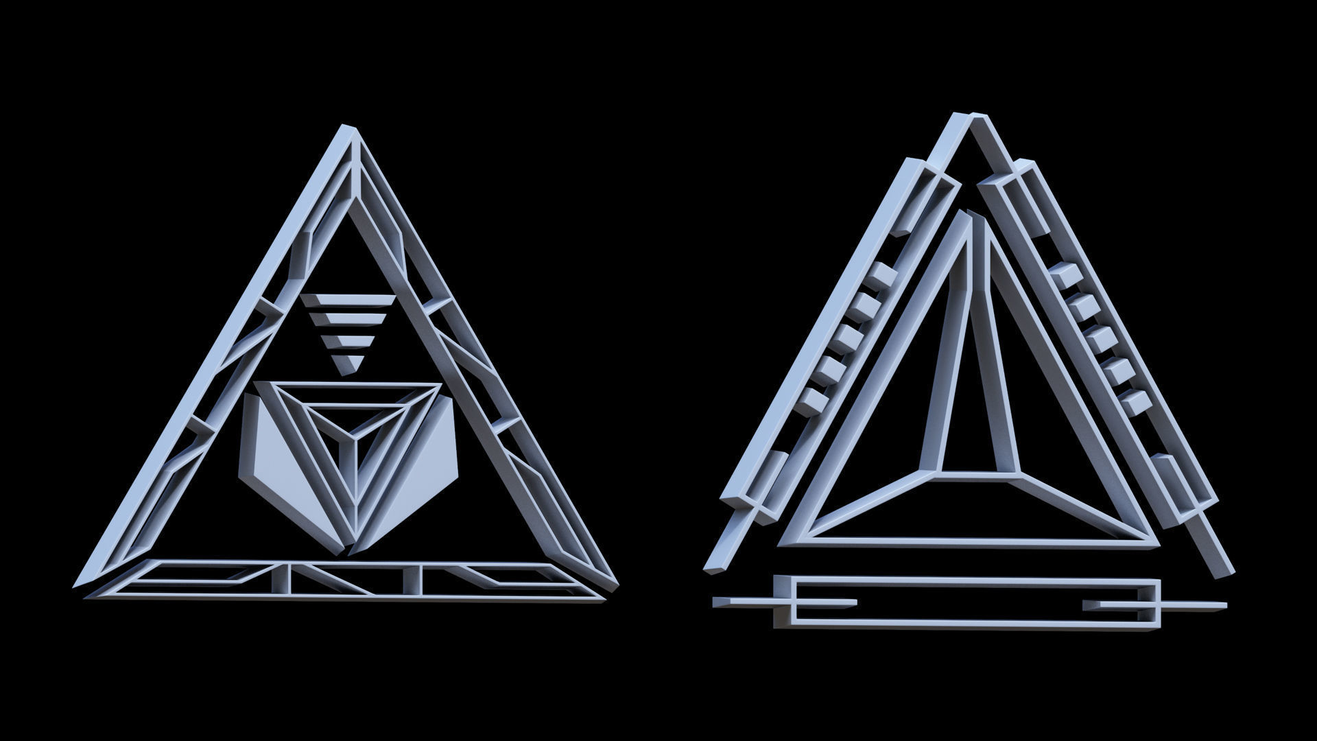 Sci-fi Hologram Base Mesh Vol 3 3D model_18