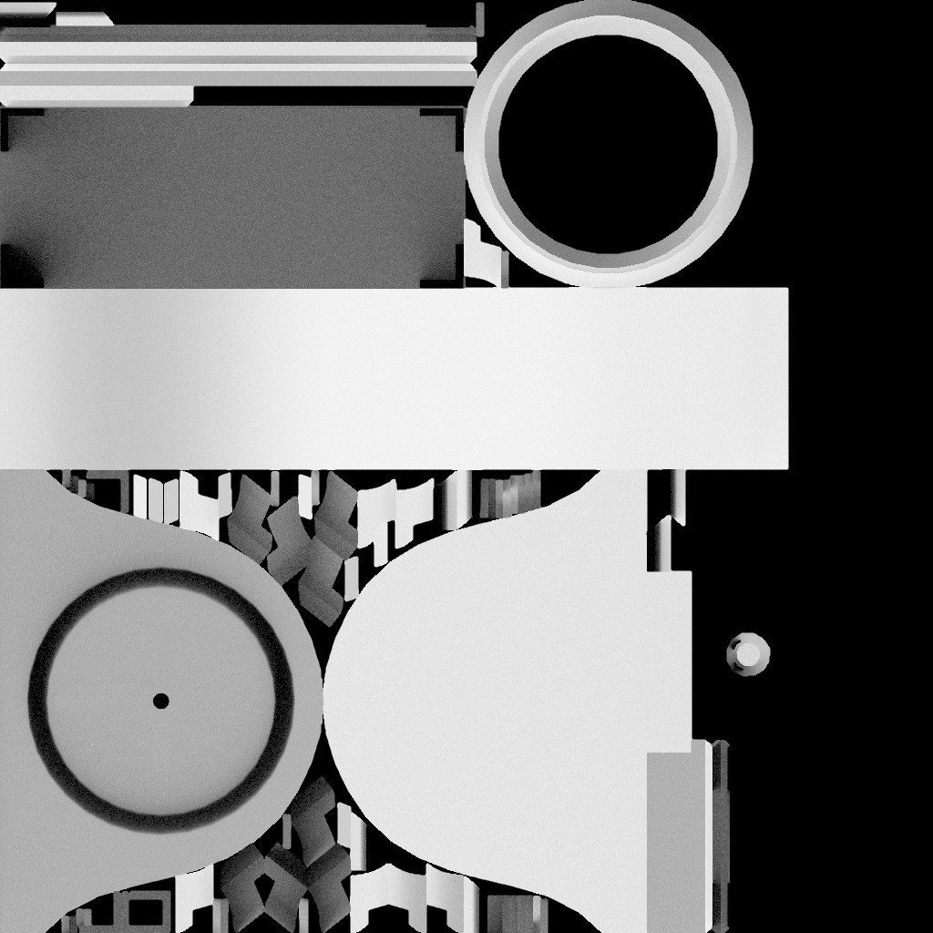 Antique clock Free low-poly 3D model_5