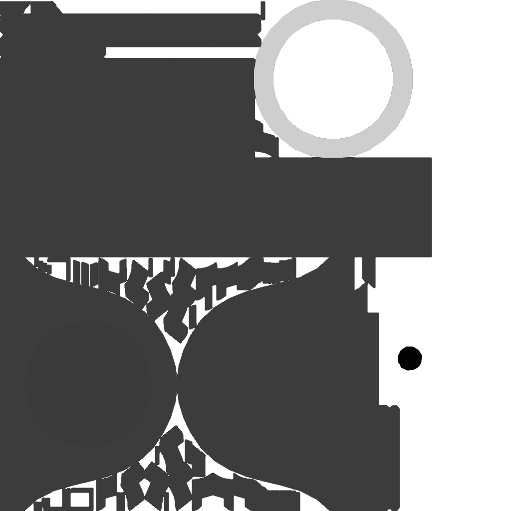 Antique clock Free low-poly 3D model_4