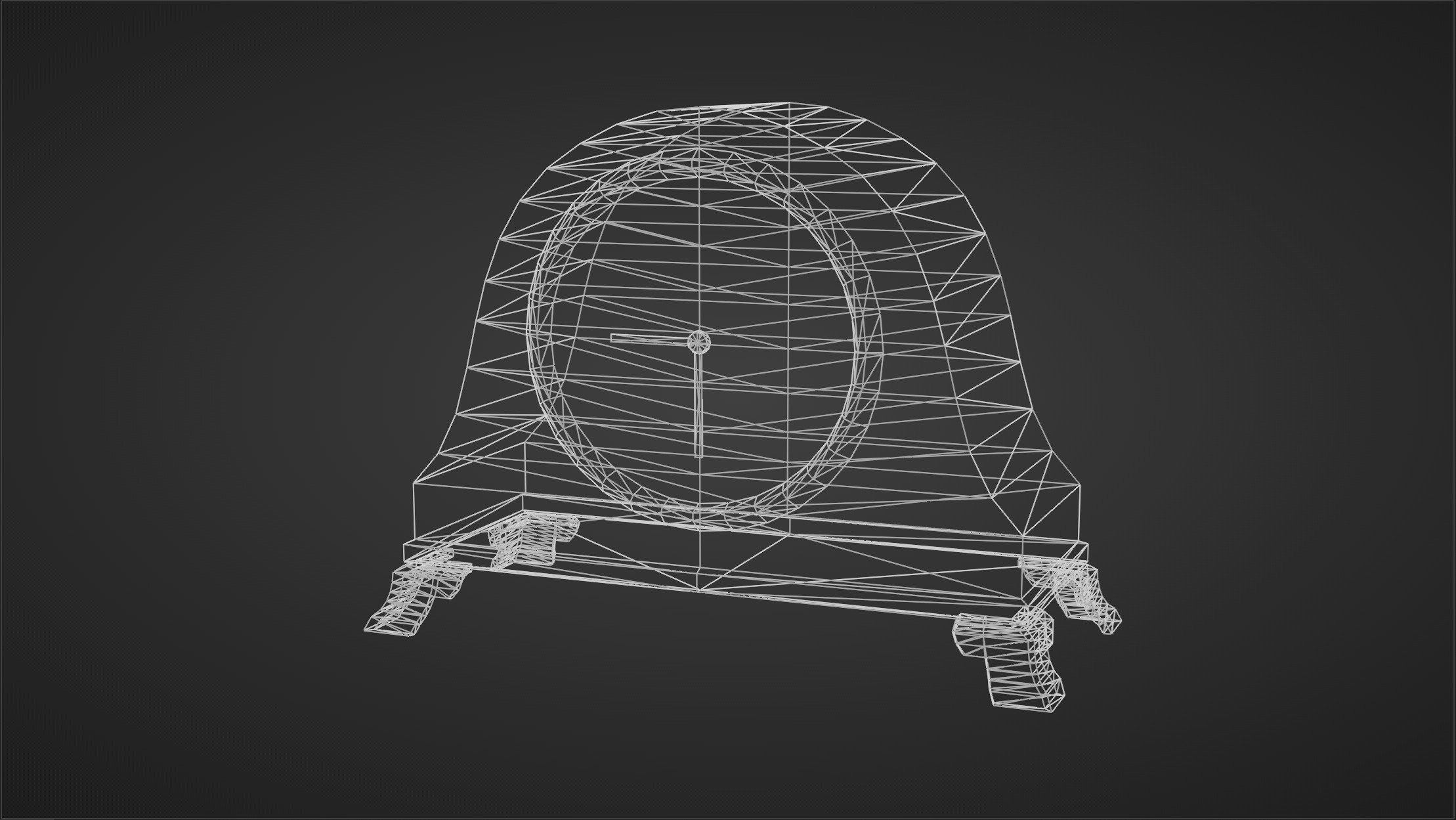 Antique clock Free low-poly 3D model_2