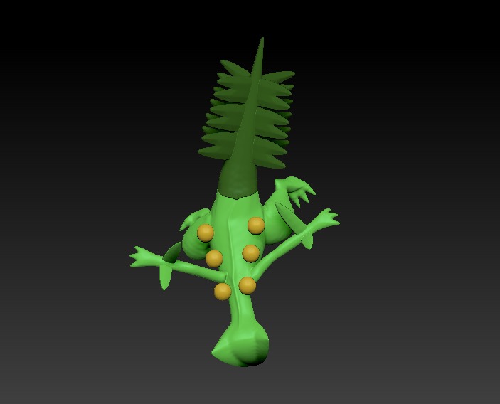 pokemon Sceptile 3D print model_4