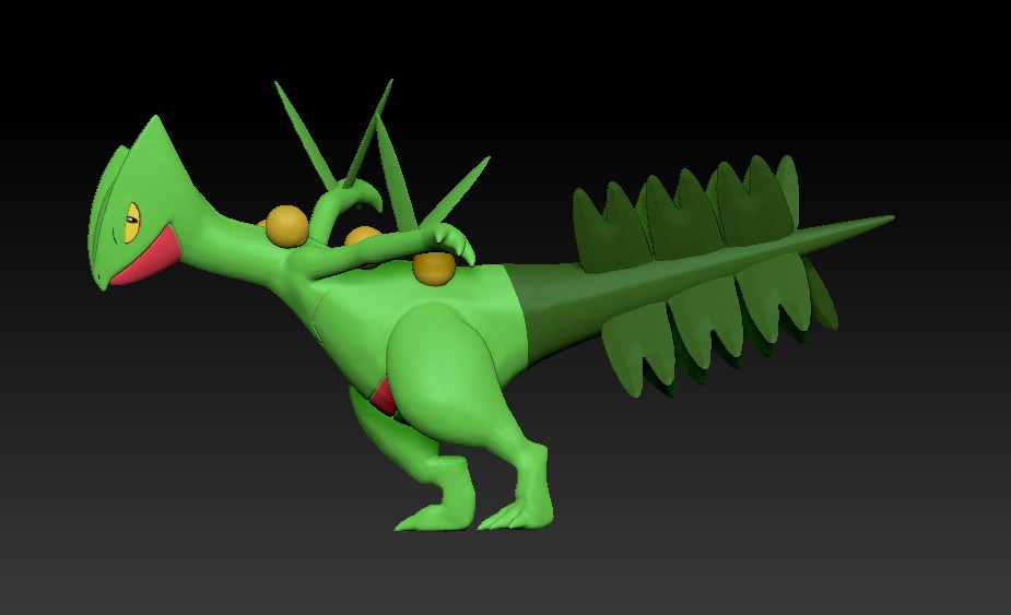 pokemon Sceptile 3D print model_3