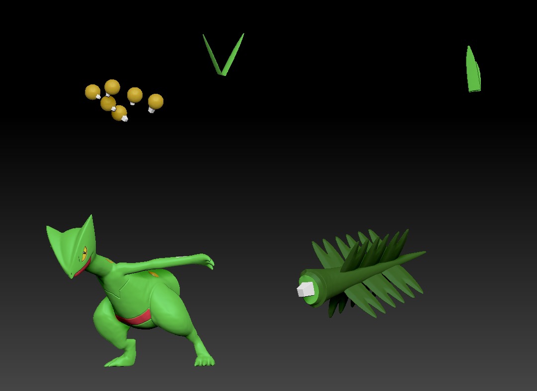 pokemon Sceptile 3D print model_5
