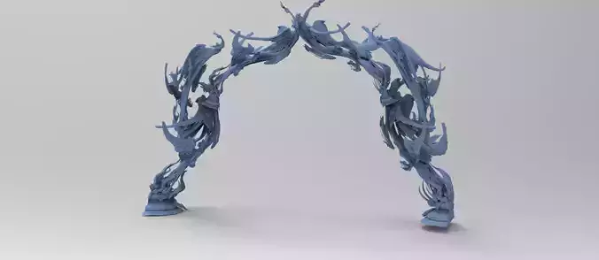 Haunted mansion archway 4 