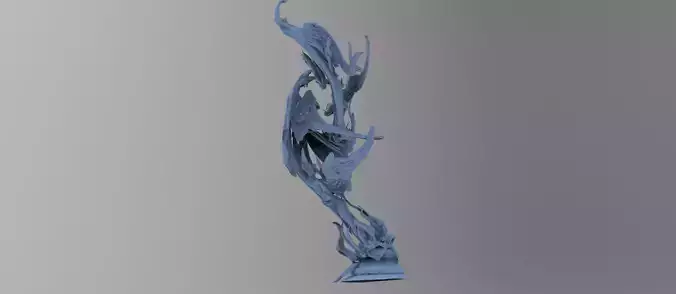 Haunted mansion archway statue