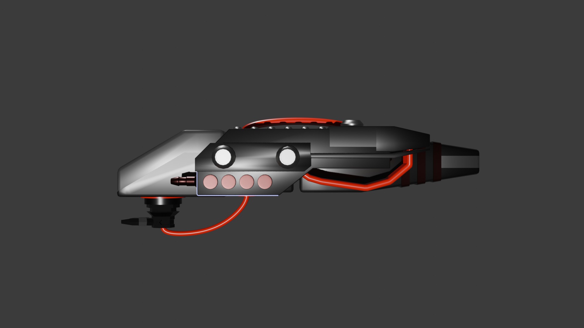 Wasp Mining Spaceship 3D model_1