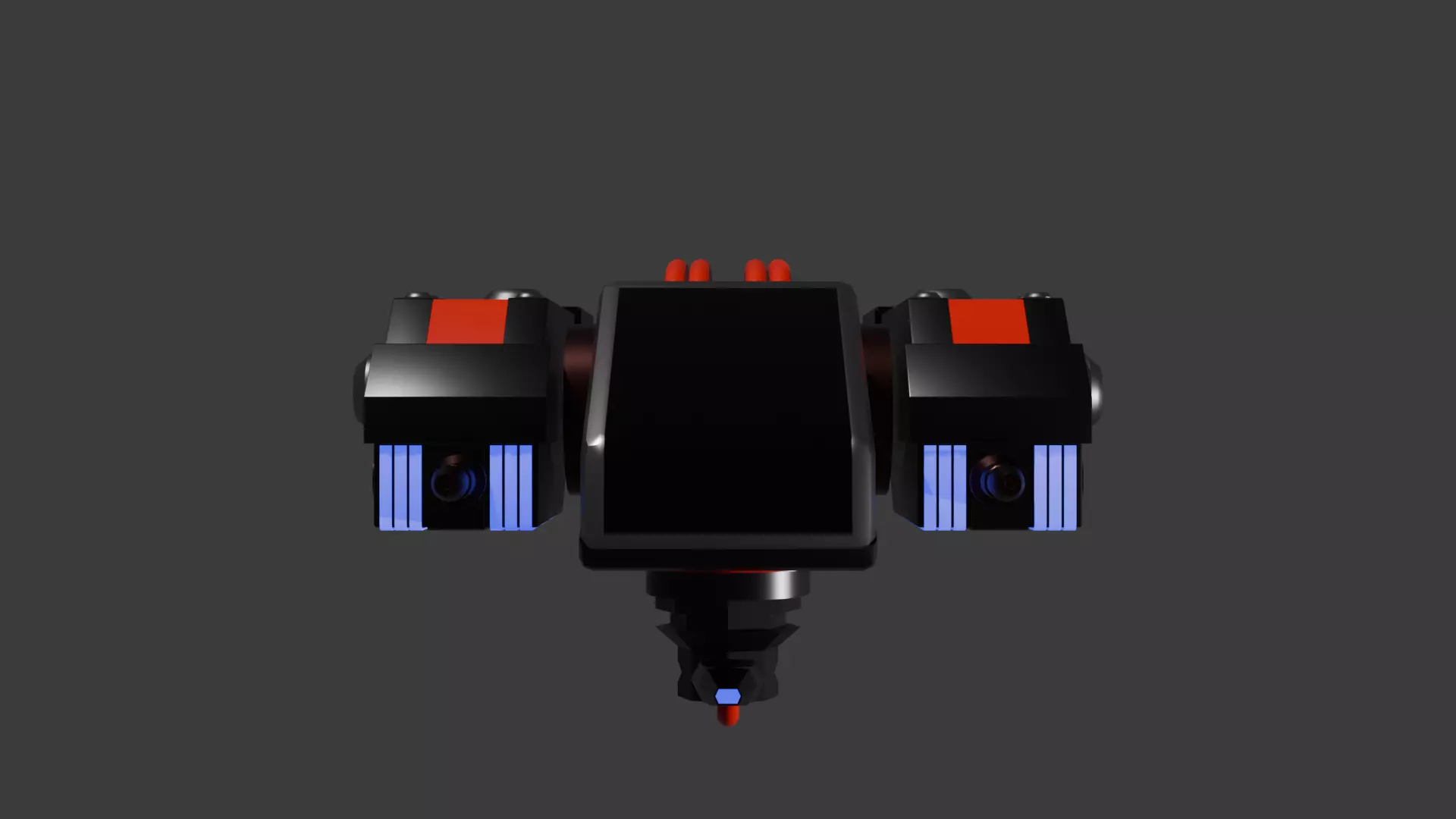 Wasp Mining Spaceship 3D model_0