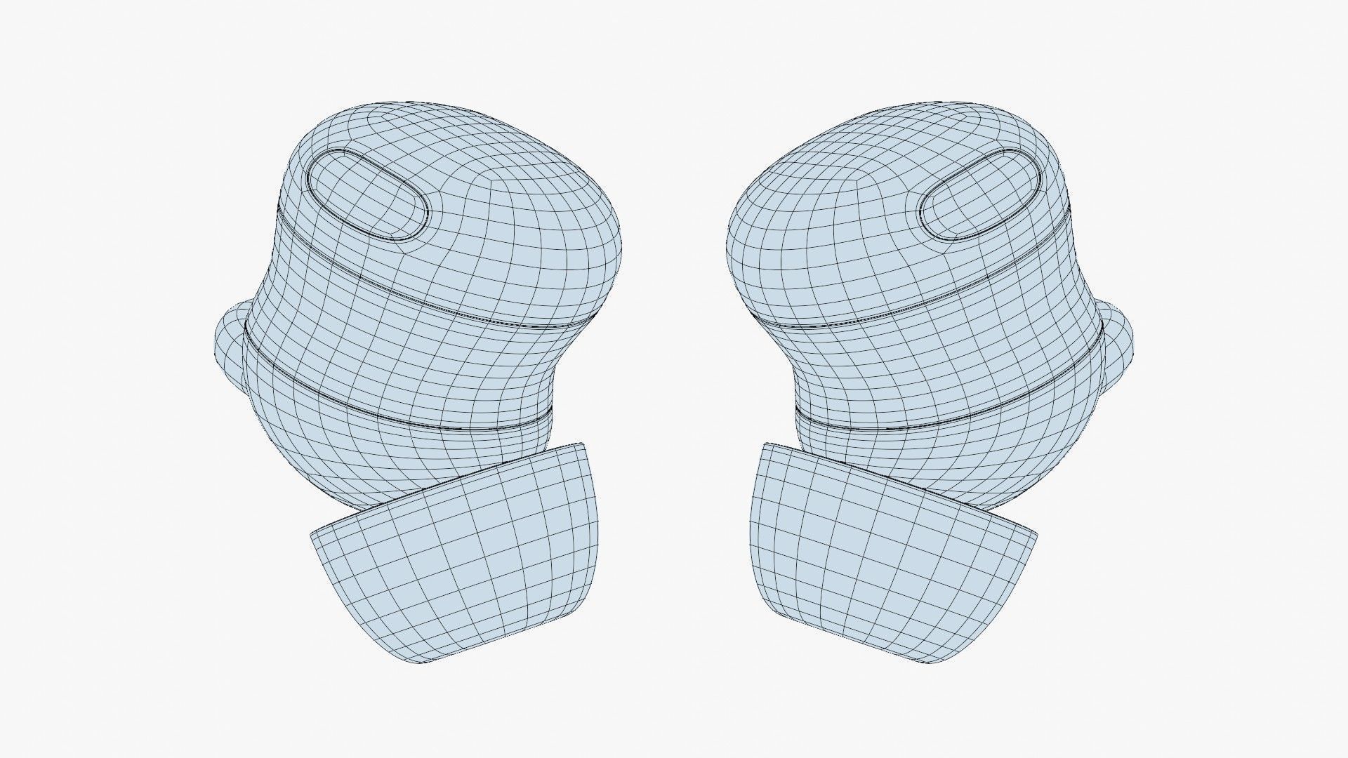 Google Pixel Buds Pro 2 Hazel Low-poly 3D model_8