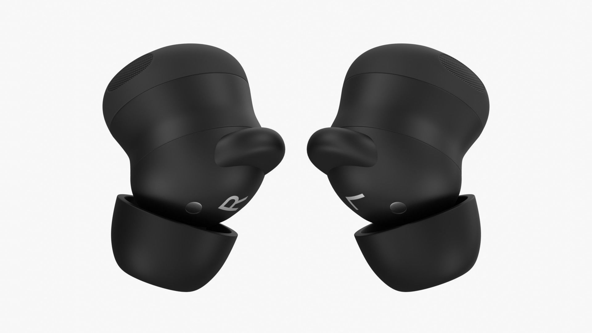 Google Pixel Buds Pro 2 Hazel Low-poly 3D model_1
