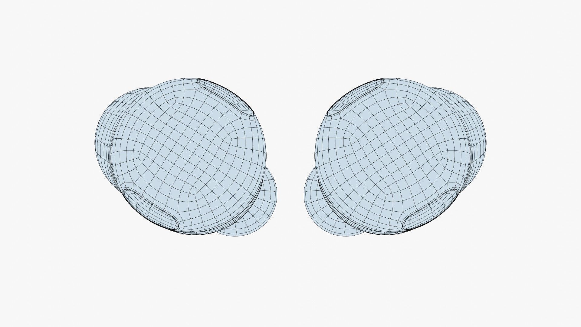 Google Pixel Buds Pro 2 Hazel Low-poly 3D model_10