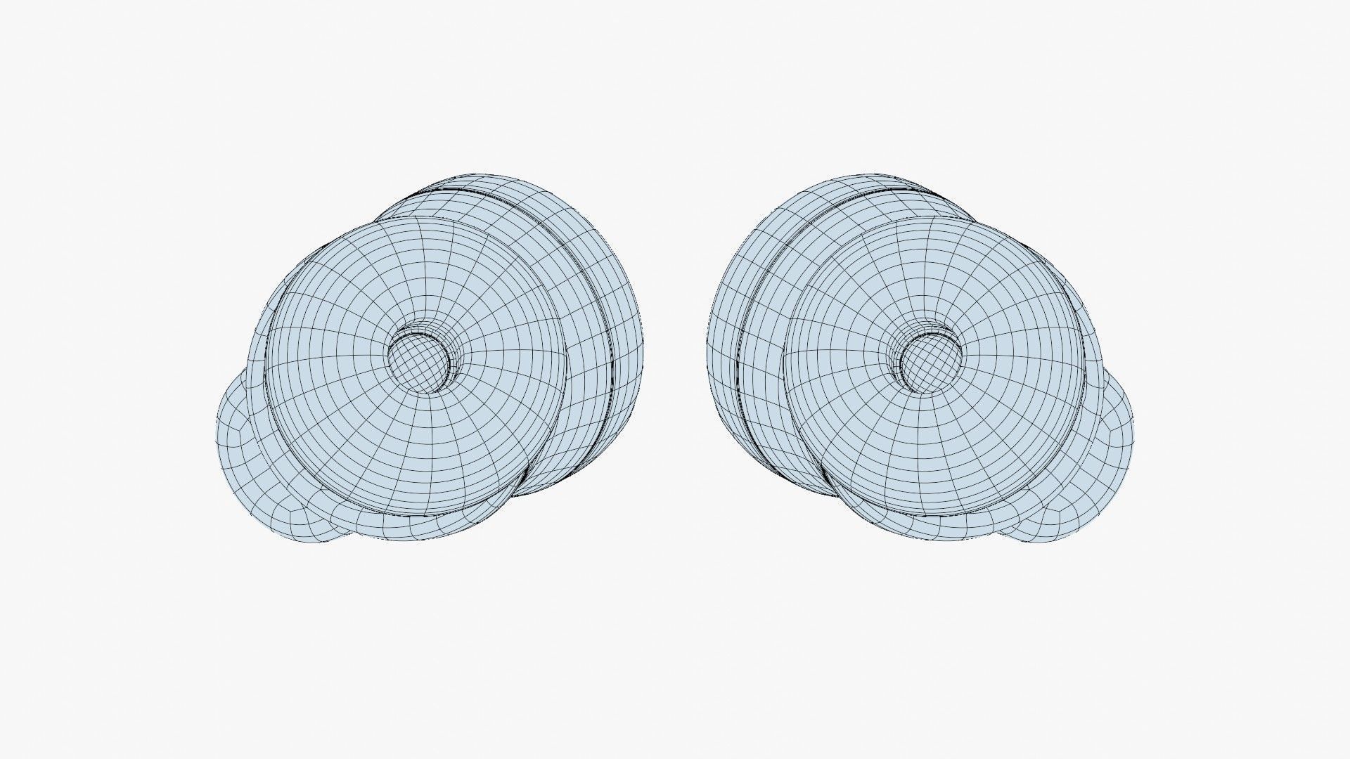 Google Pixel Buds Pro 2 Hazel Low-poly 3D model_11