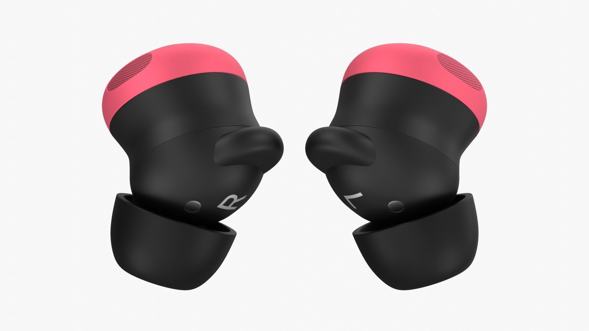 Google Pixel Buds Pro 2 Peony Low-poly 3D model_1