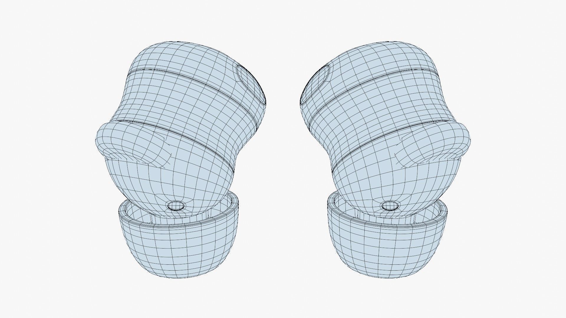 Google Pixel Buds Pro 2 Peony Low-poly 3D model_9