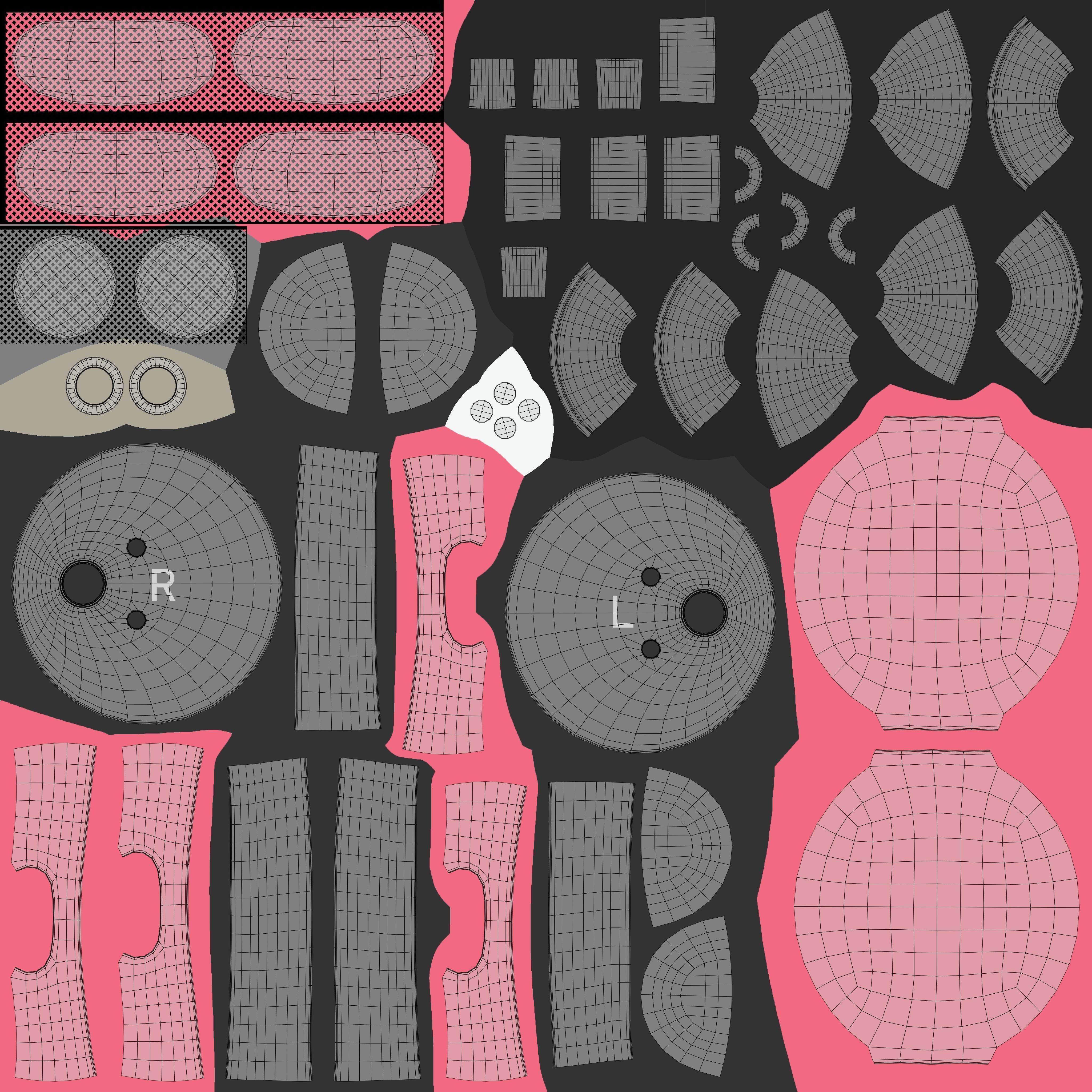 Google Pixel Buds Pro 2 Peony Low-poly 3D model_6