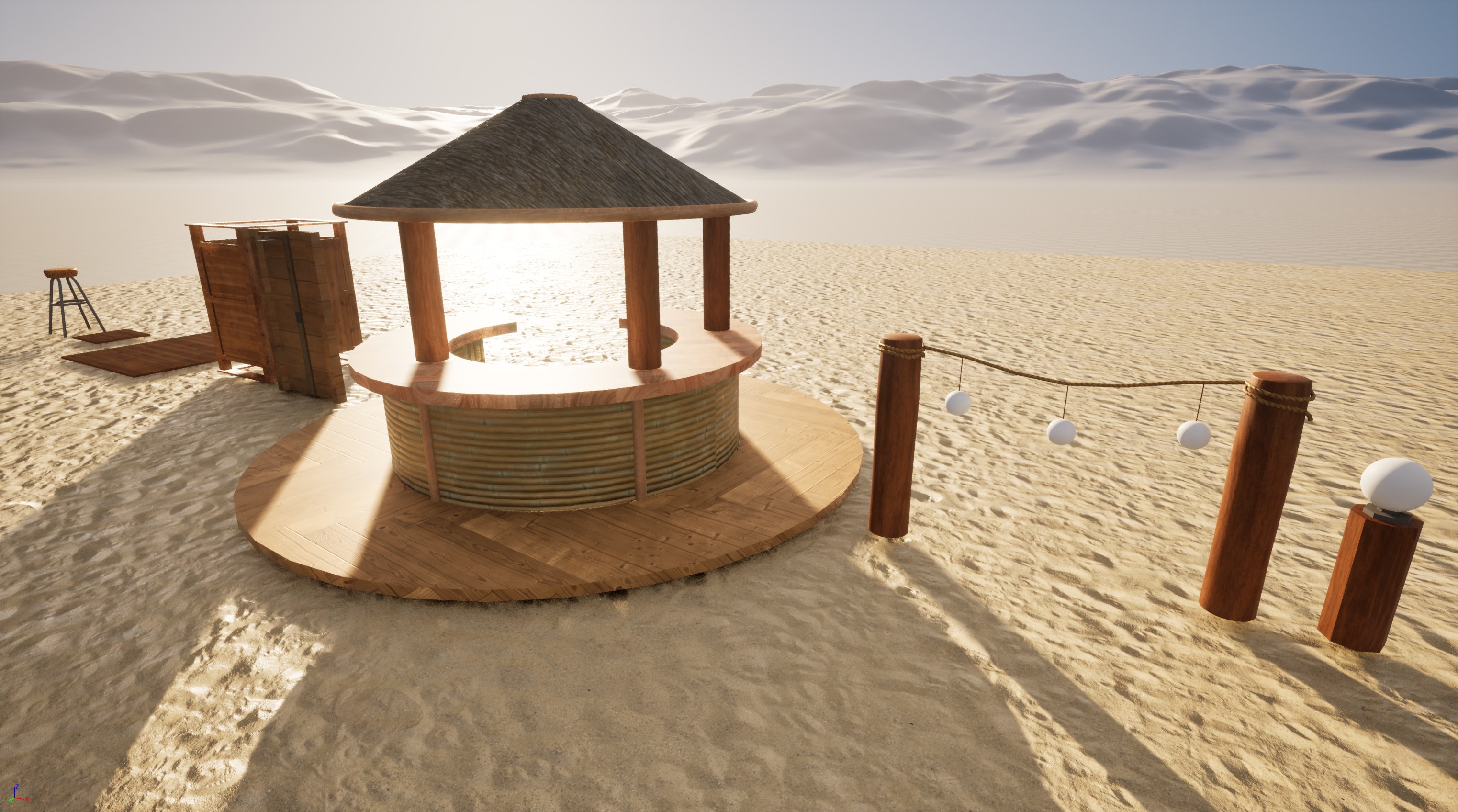 Beach Environment Pack Low-poly 3D model_3