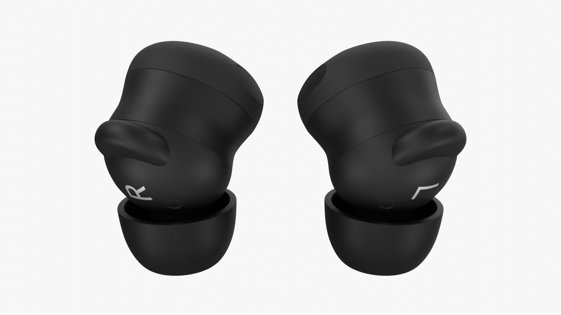 Google Pixel Buds Pro 2 Low-poly 3D model_4