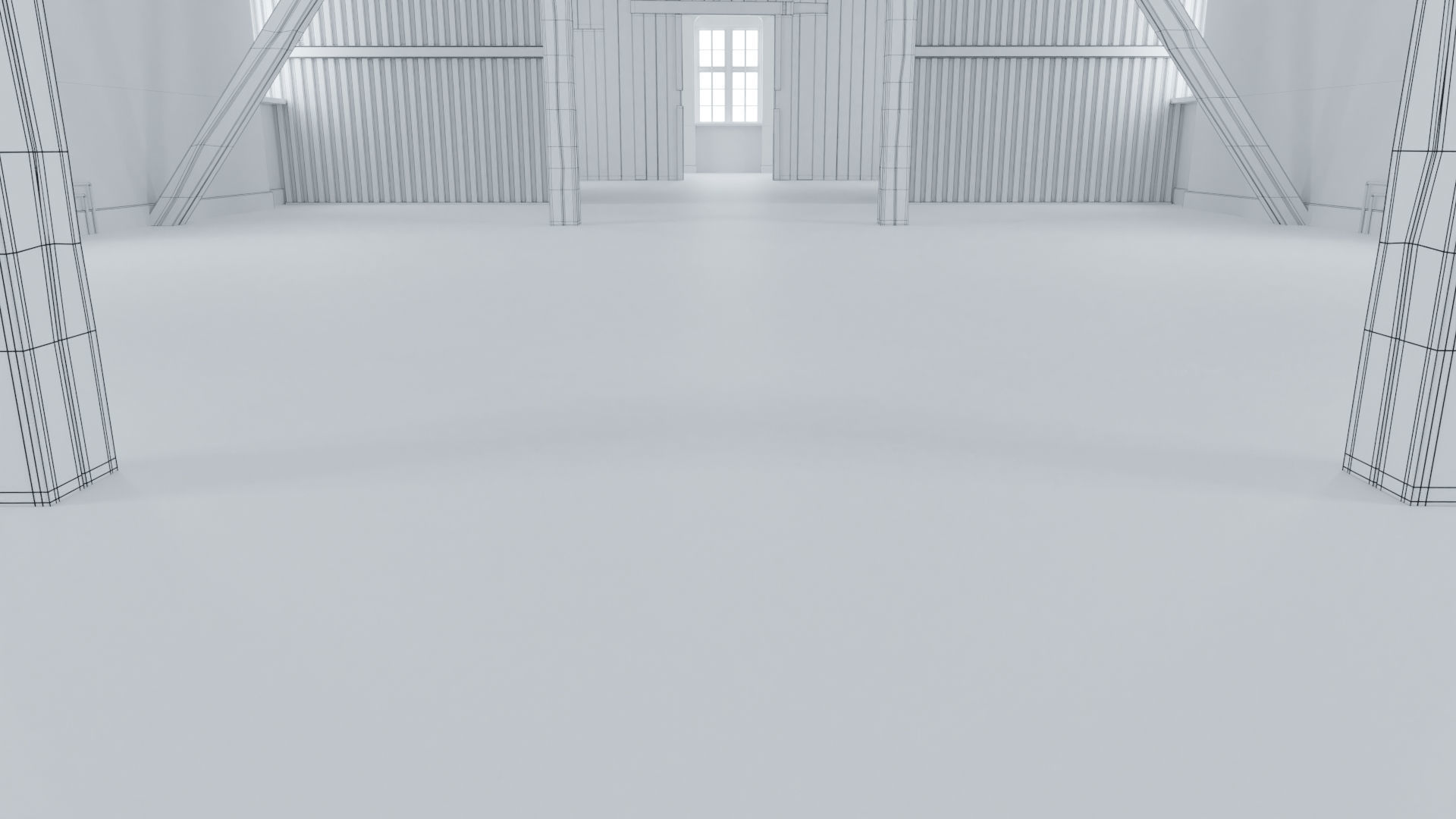 Old building interior 3D model_33