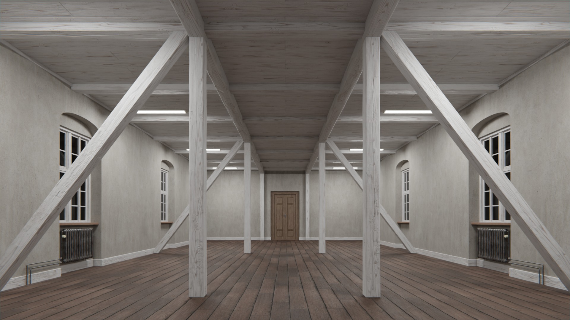 Old building interior 3D model_10