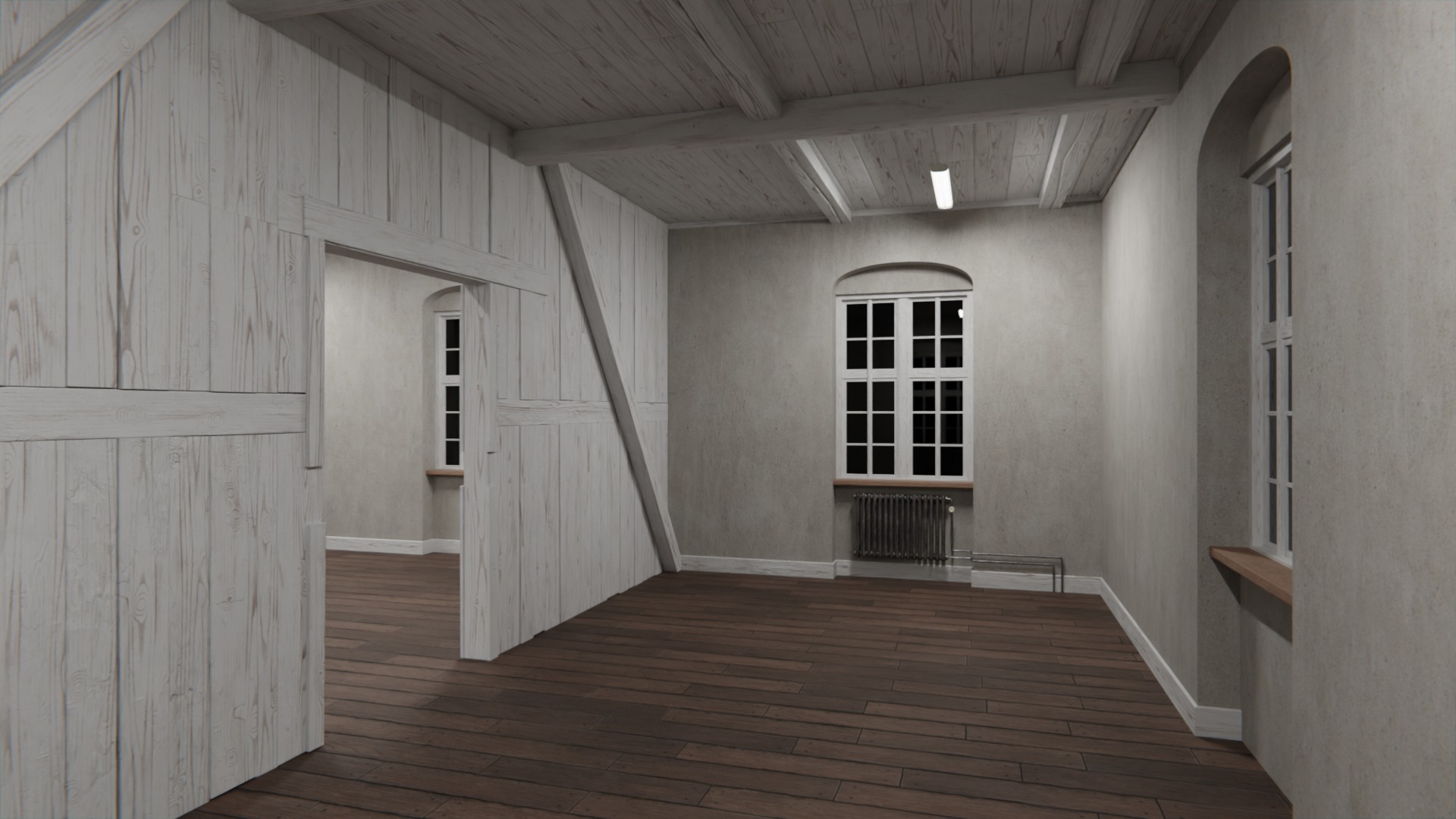 Old building interior 3D model_11