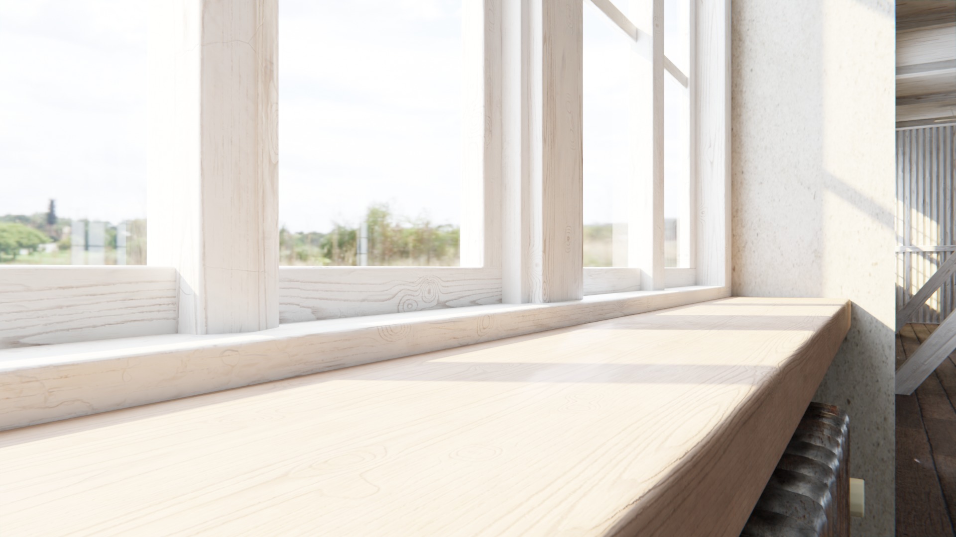 Old building interior 3D model_6