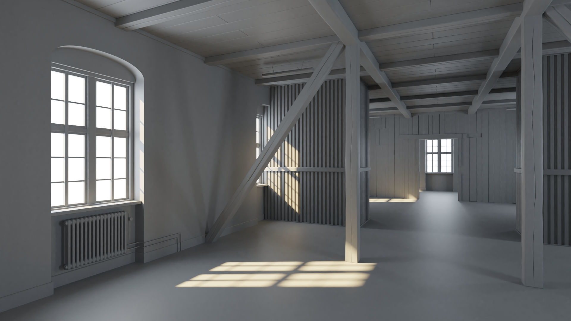 Old building interior 3D model_18