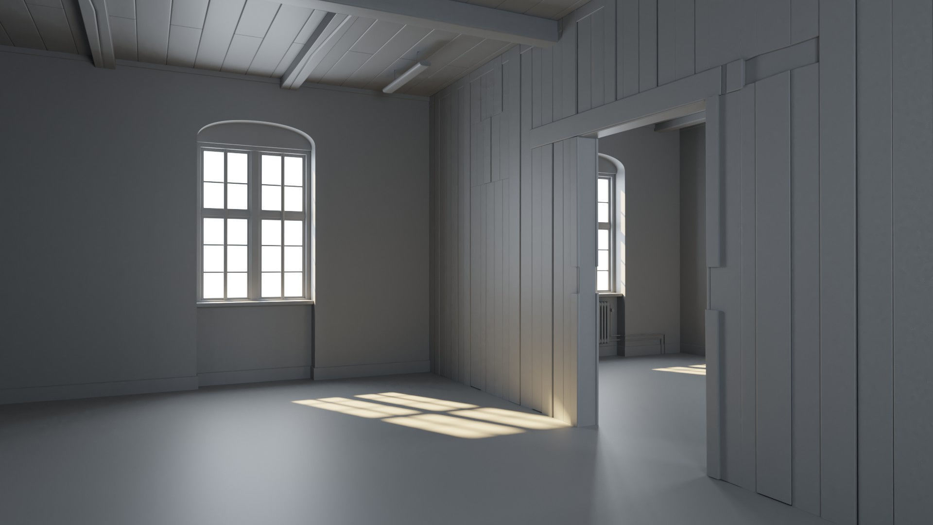 Old building interior 3D model_21