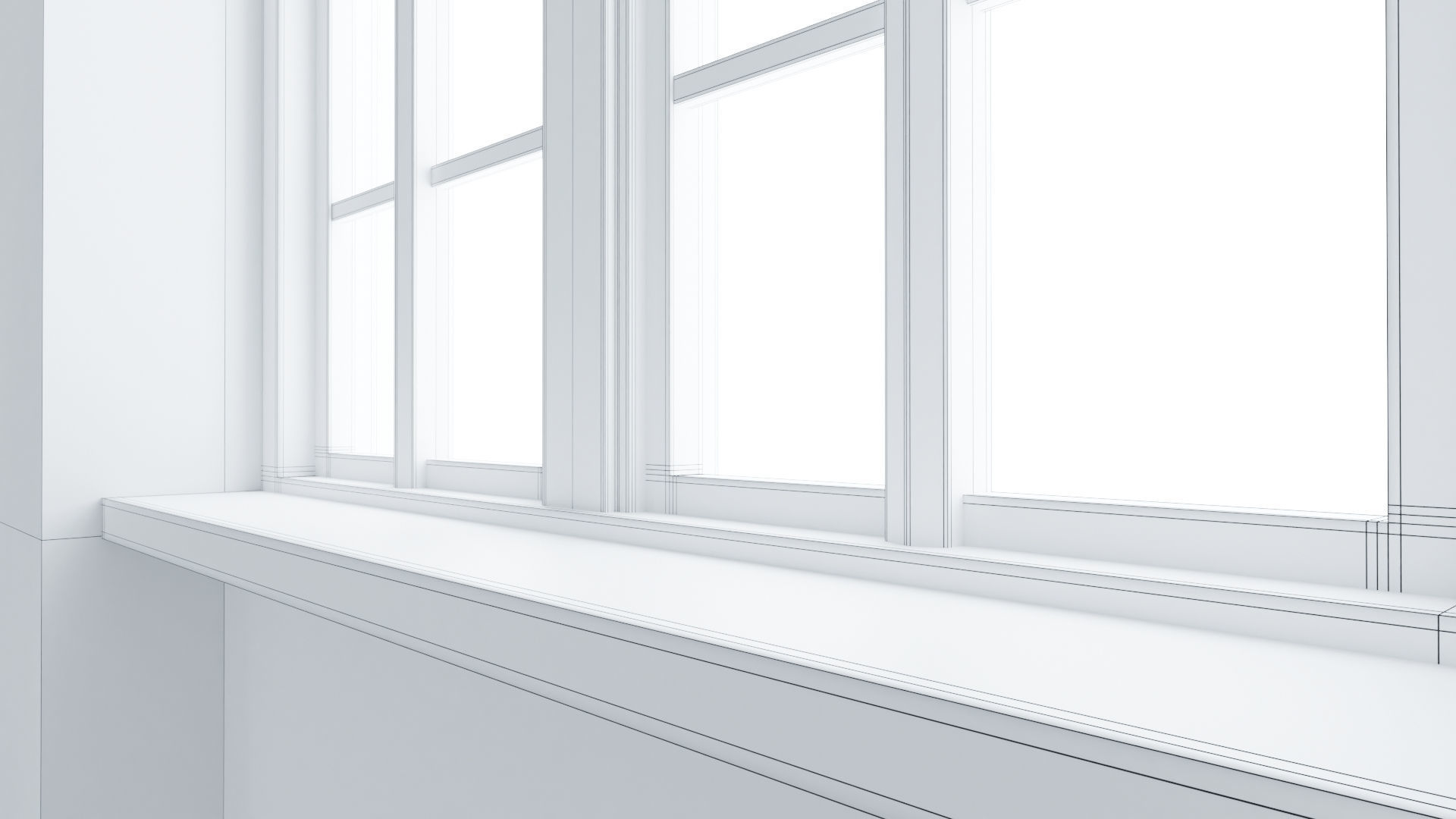 Old building interior 3D model_35