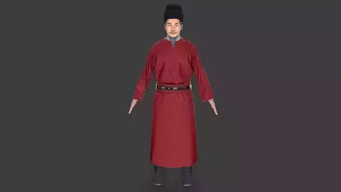 farmer avatar Low-poly 3D model