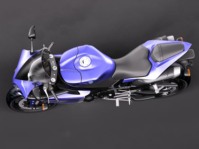Yamaha YZF - R1 2010 3D model_7