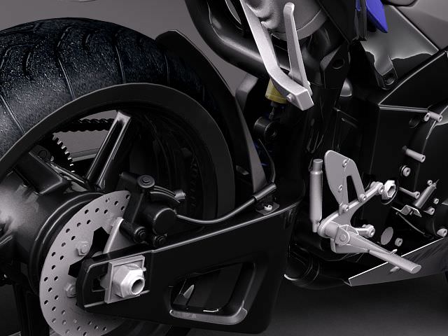 Yamaha YZF - R1 2010 3D model_5
