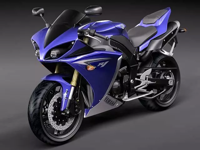 Yamaha YZF - R1 2010 3D model_0