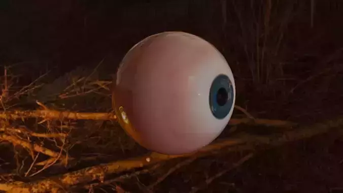 Eye Ball Low-poly 3D model