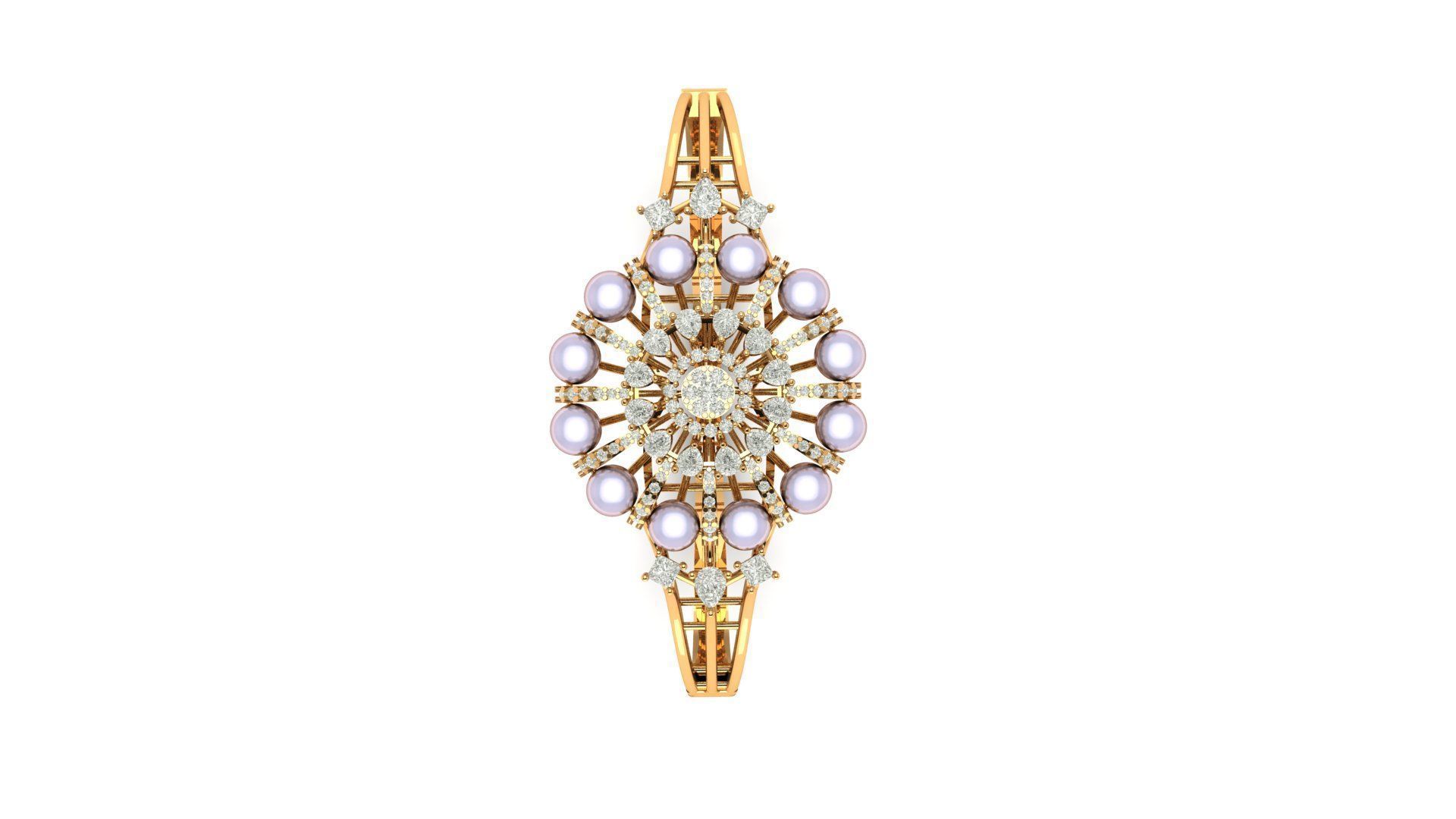 braclate 3D print model_3