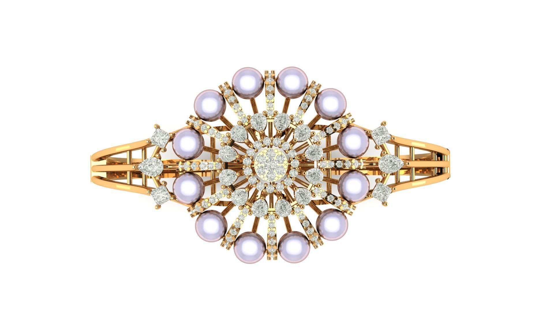 braclate 3D print model_2