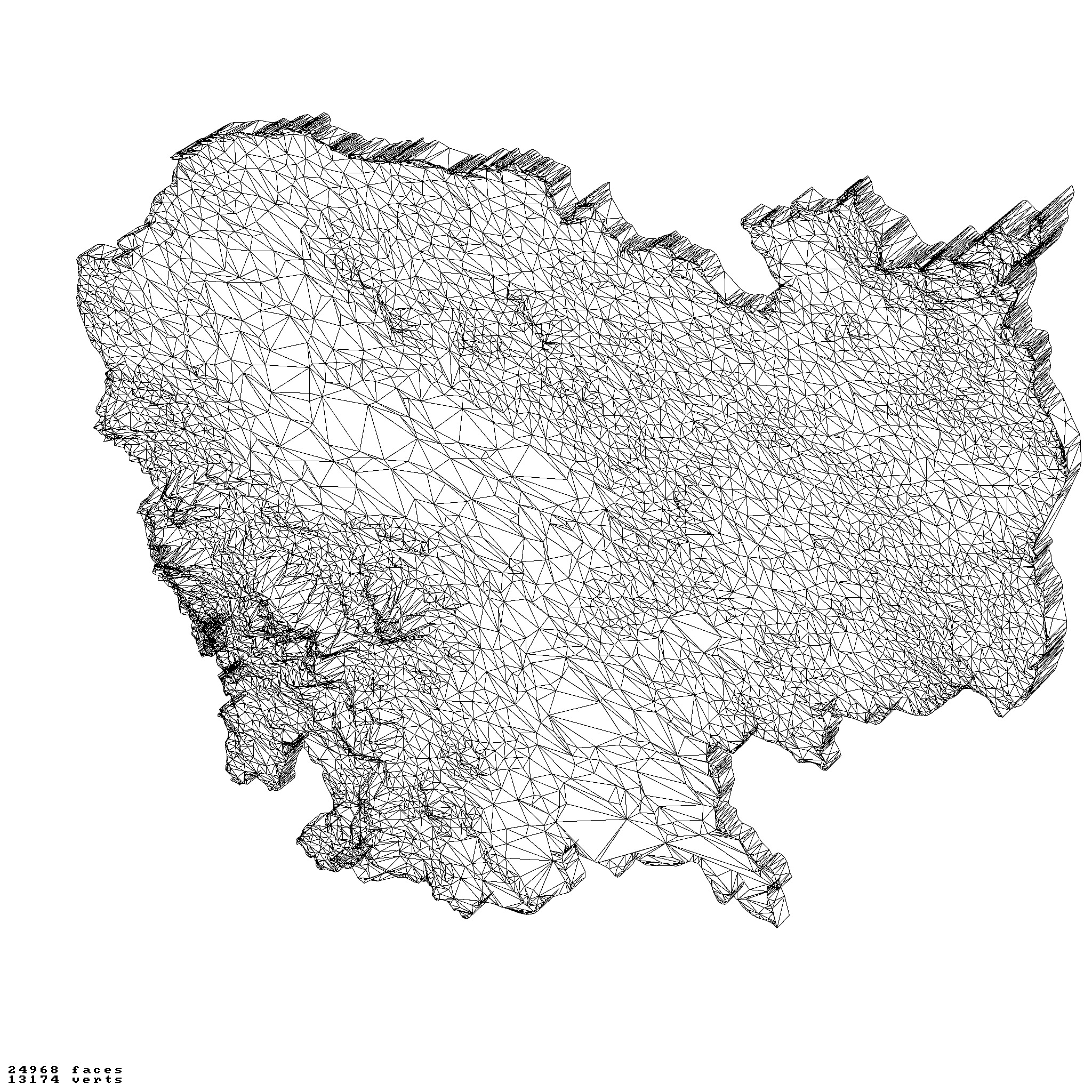 Cambodia relief map collection 3D print model_11