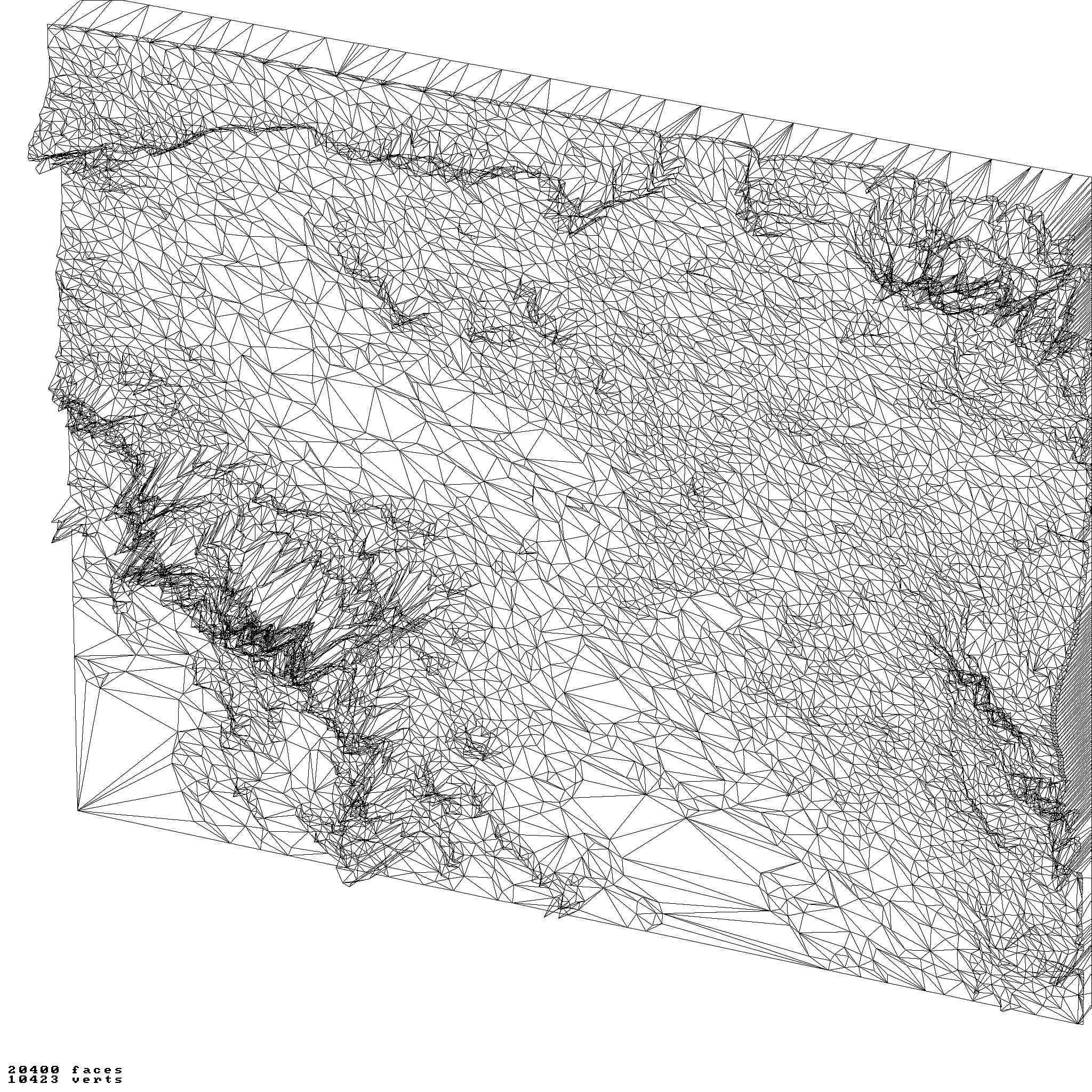 Cambodia relief map collection 3D print model_8