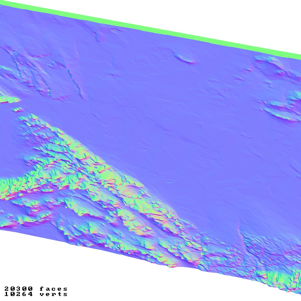 Turkmenistan relief maps topography collection 3D print model_5