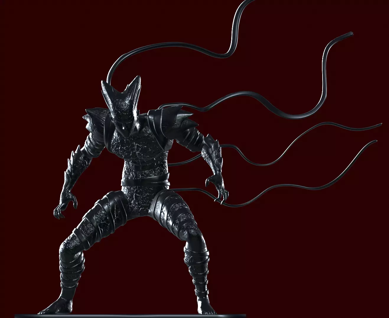 GAROU - one punch man - 3d Print 3D print model