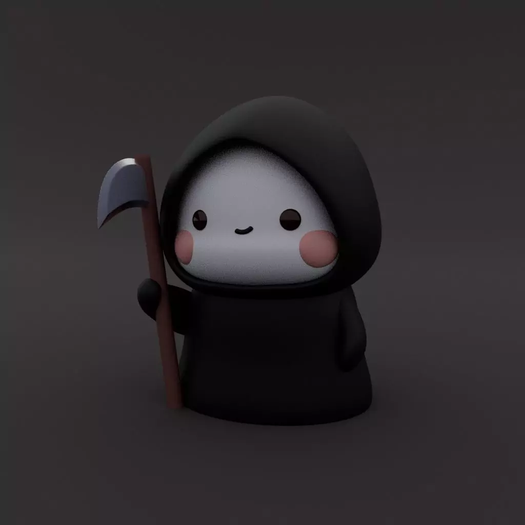 Kawaii Panda  Grim  3D print model_0