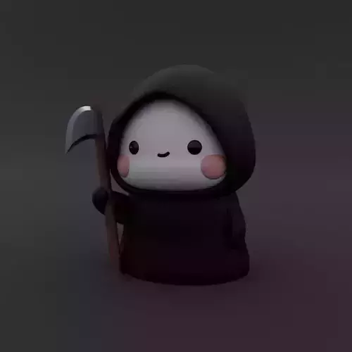 Kawaii Panda  Grim  3D print model