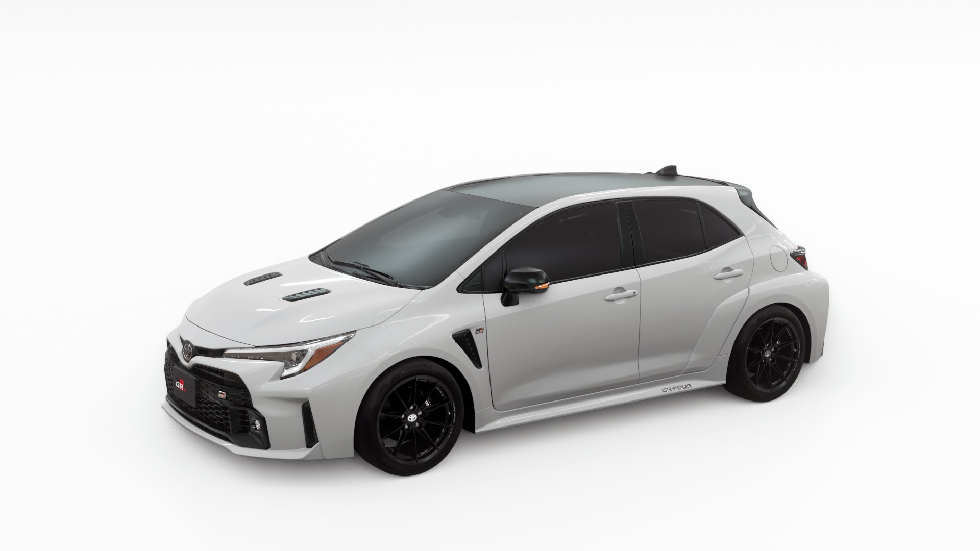 Toyota Corolla GR 2023 3D model_4