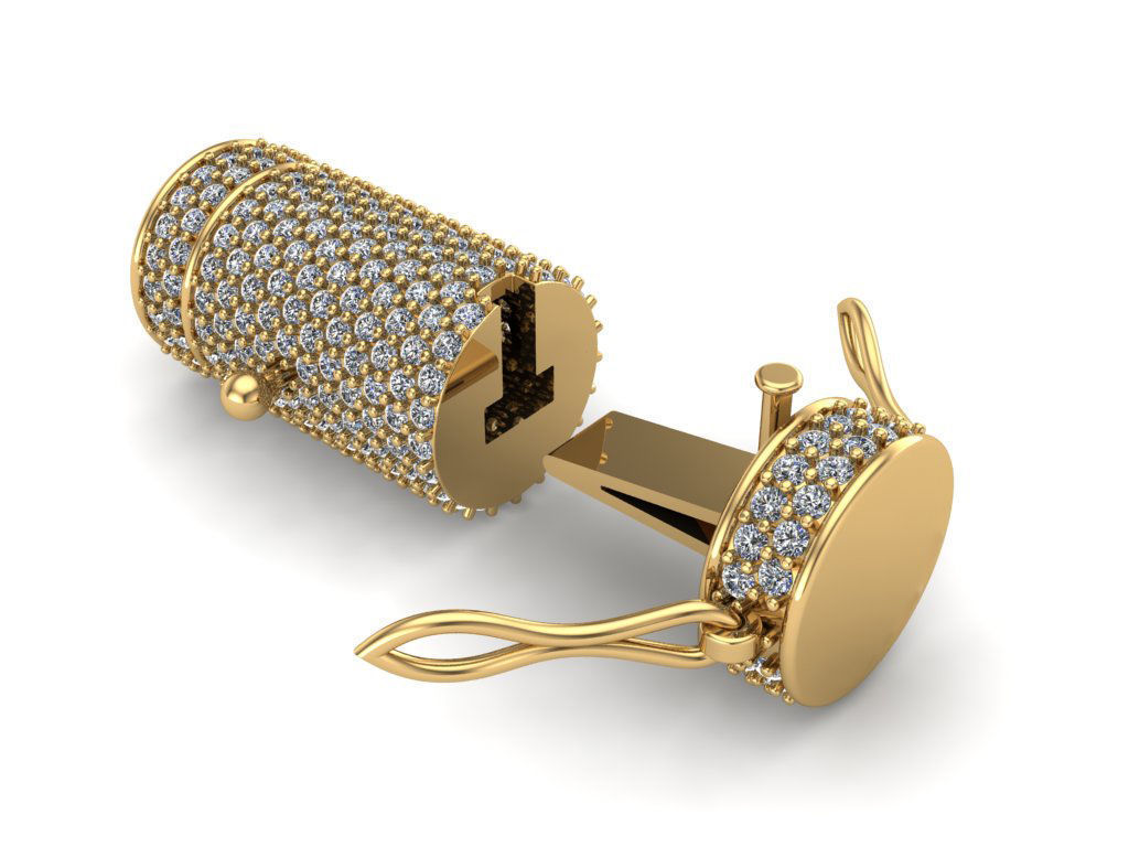 10 MM - Round Lock for Chain 3D print model_3