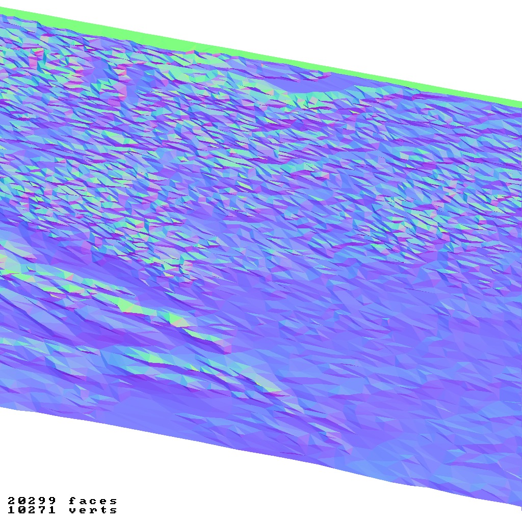 Mongolia topography relief maps 3D print model_5